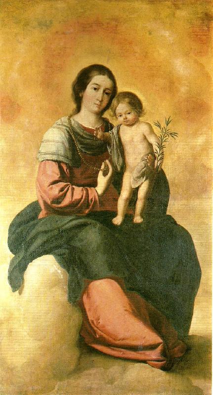 Francisco de Zurbaran virgin of the rosary Germany oil painting art